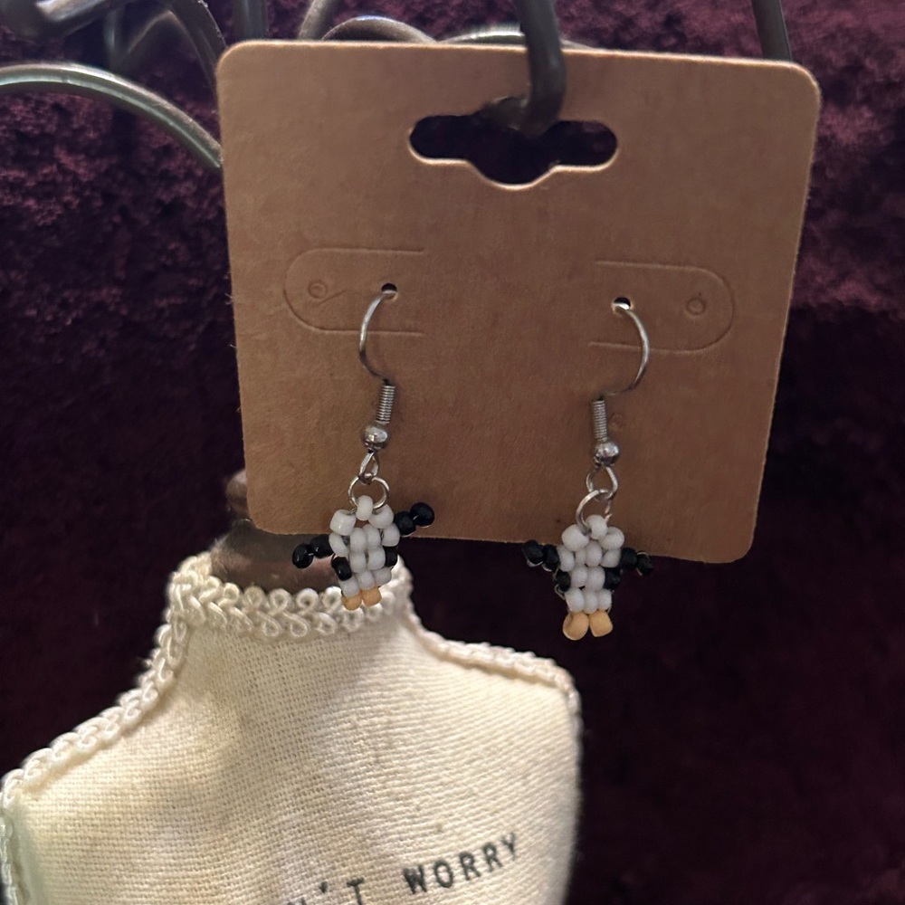 Handmade Cow earrings